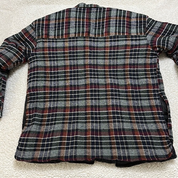BTC Bay Trading Company Quilted Plaid Flannel Jacket Men’s Size XL - Picture 6 of 6